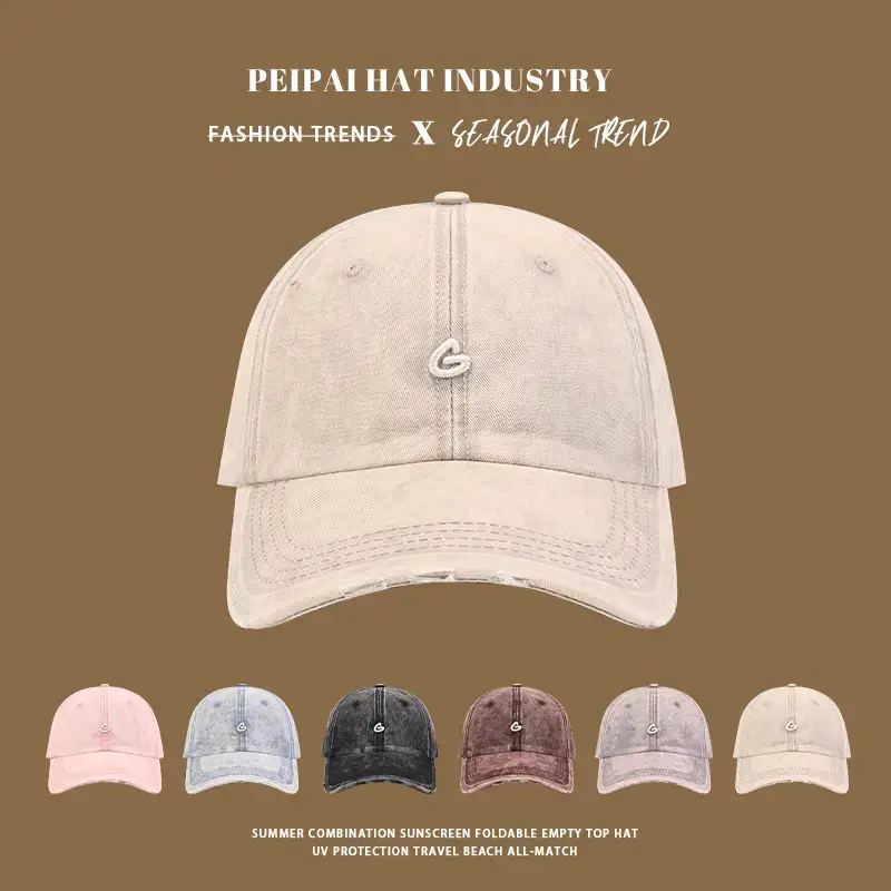 American Style Retro Washed Baseball Cap Men - Image 7