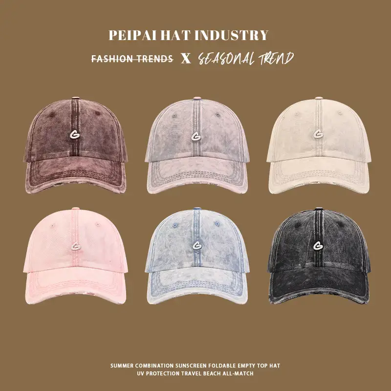 American Style Retro Washed Baseball Cap Men - Image 8