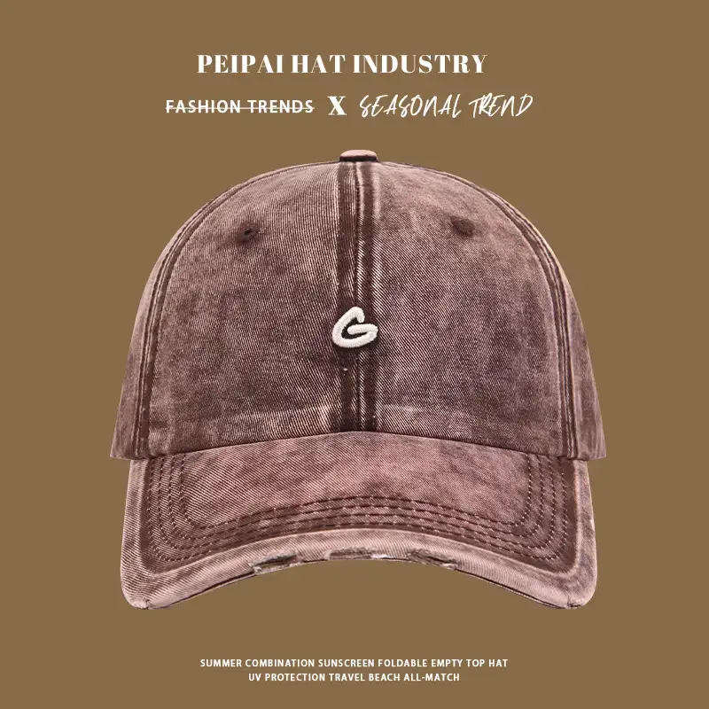American Style Retro Washed Baseball Cap Men — feature 3