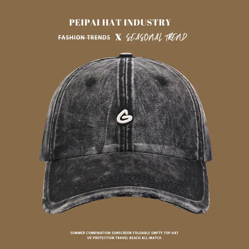 American Style Retro Washed Baseball Cap Men — feature 4