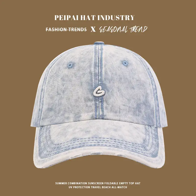 American Style Retro Washed Baseball Cap Men — feature 5