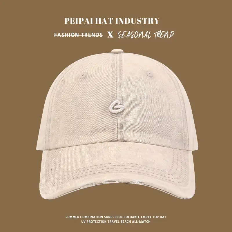 American Style Retro Washed Baseball Cap Men — feature 7
