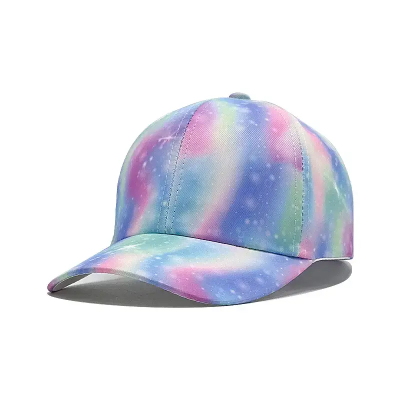 Japanese Style Rainbow Baseball Cap Women's Wide-brimmed Cap - Image 6