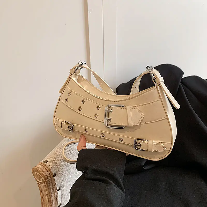 Retro Rivet Shoulder Bag for Women Light Luxury — feature 16