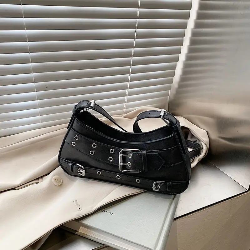 Retro Rivet Shoulder Bag for Women Light Luxury — feature 19