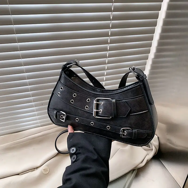 Retro Rivet Shoulder Bag for Women Light Luxury — feature 20
