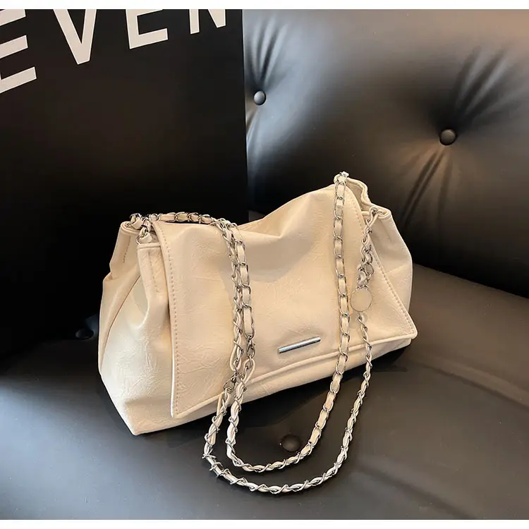 Silver Chain Shoulder Bag for Women Casual Commute — feature 29