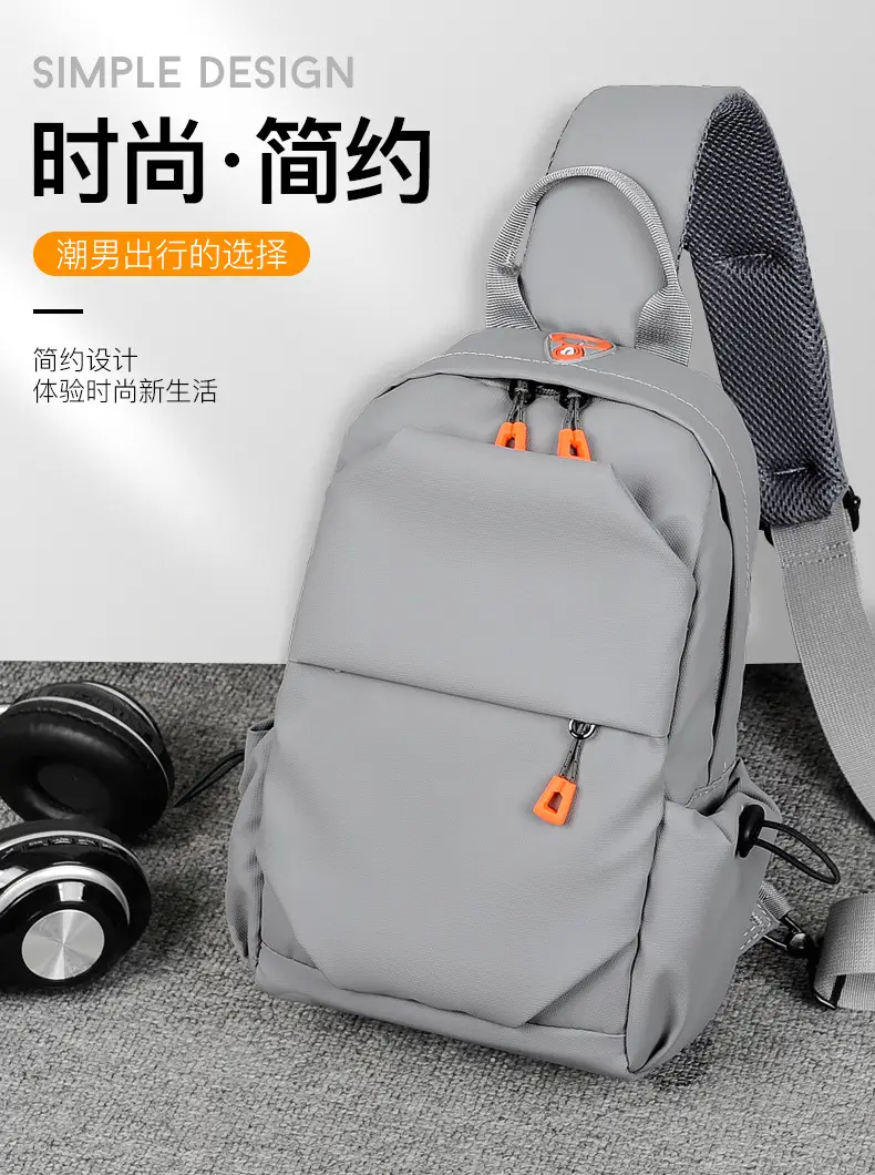 Men's Waterproof Crossbody Bag Large Capacity — feature 1