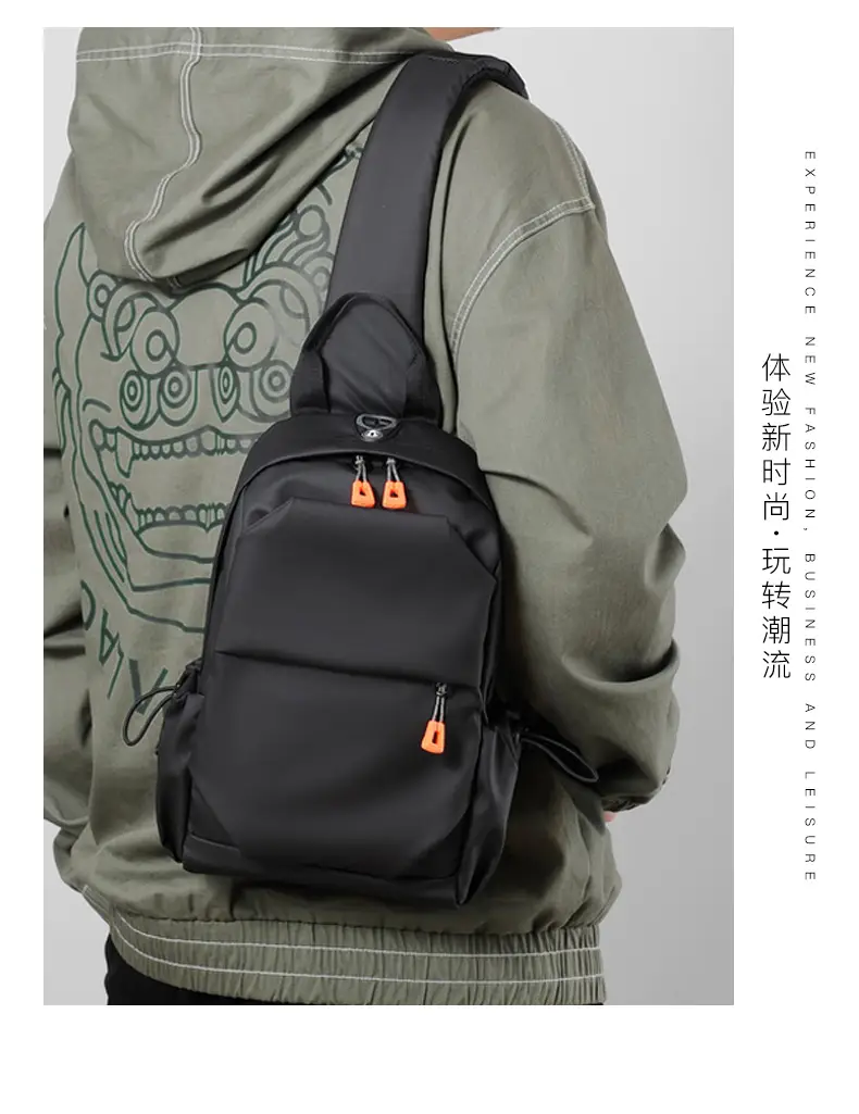 Men's Waterproof Crossbody Bag Large Capacity — feature 4