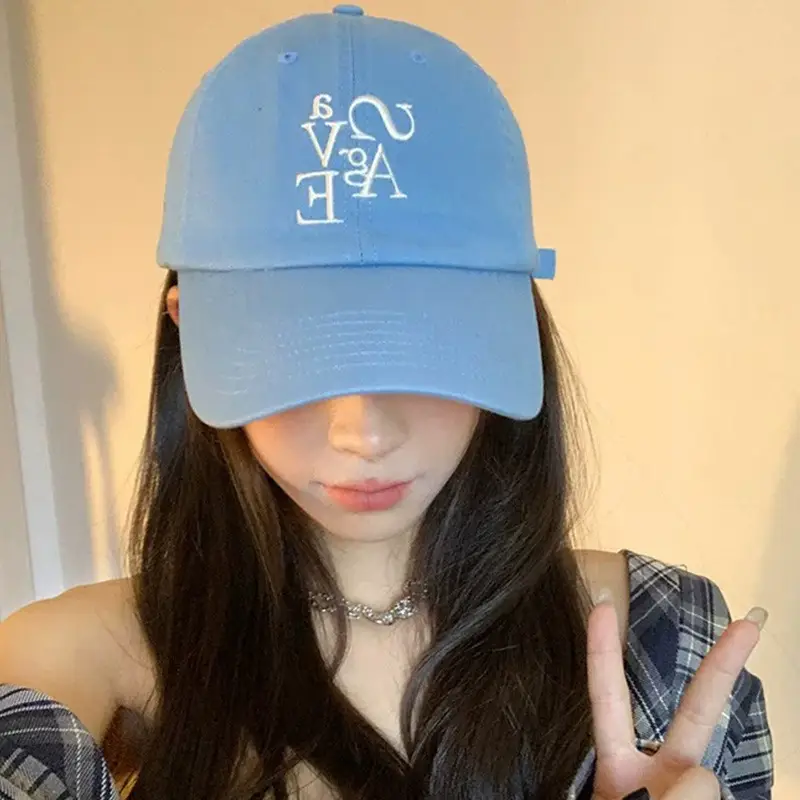 Blue Letter Embroidered Baseball Cap for Kids
