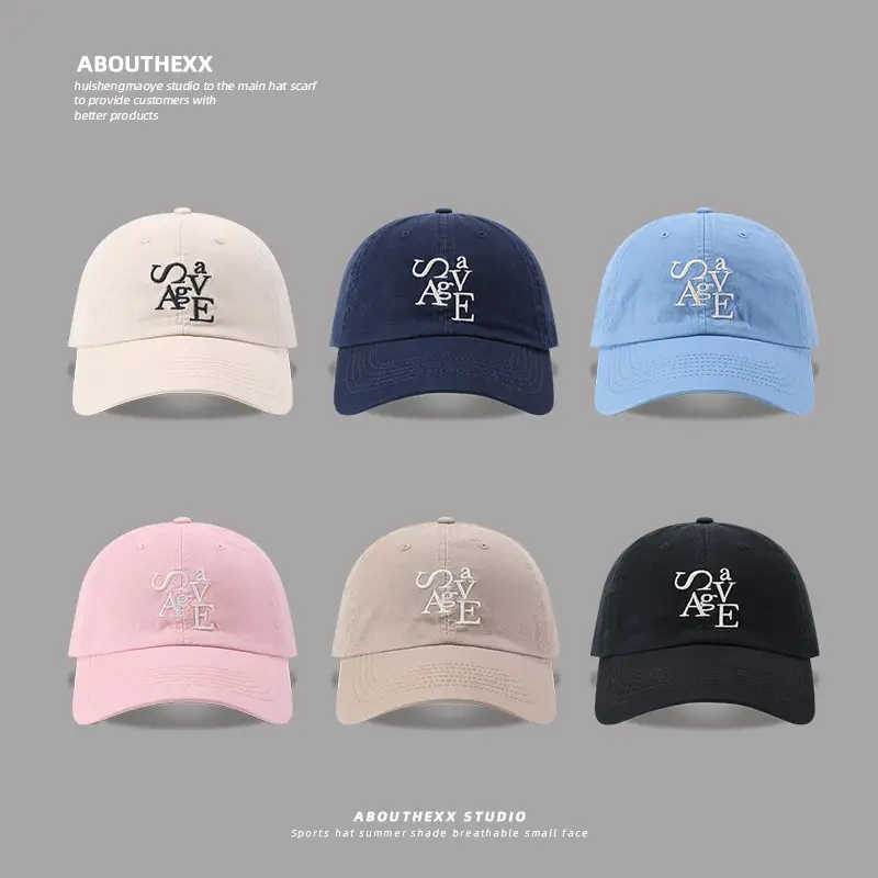 Blue Letter Embroidered Baseball Cap for Kids