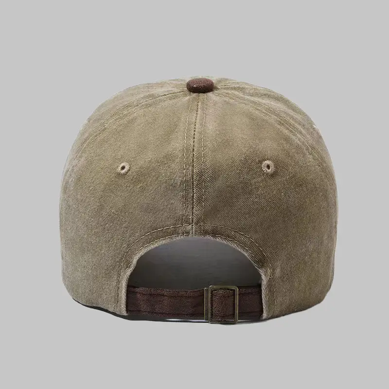 Unisex Sunshade Cap with Adjustable Strap, Olive Green, Made Face Smaller - Image 7