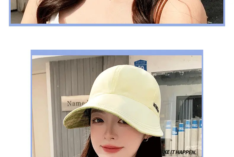 Women Beige Brim Sun Hat with Adjustable Strap — feature 6