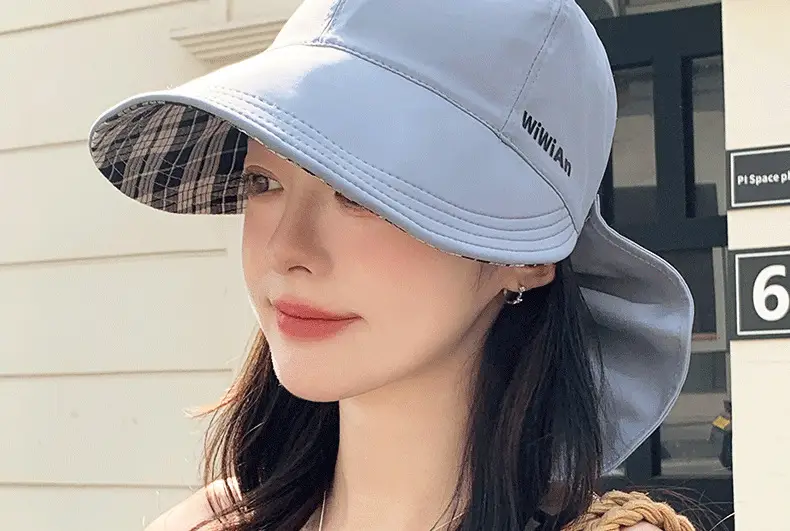Women Beige Brim Sun Hat with Adjustable Strap — feature 8