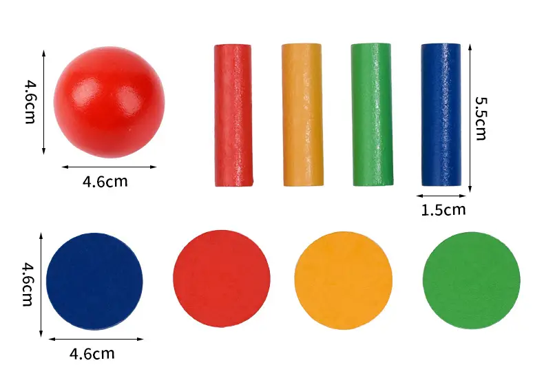 Wooden Color Matching Coin Box for Kids 0-3 Years — feature 17
