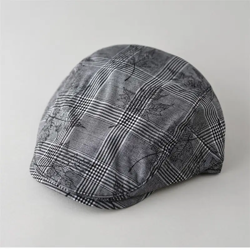 Men's Maple Leaf Plaid Progressive Cap Hat