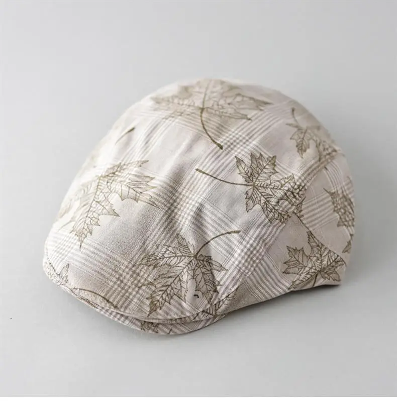 Men's Maple Leaf Plaid Progressive Cap Hat — feature 3