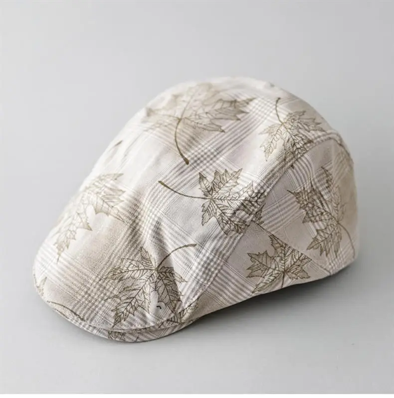 Men's Maple Leaf Plaid Progressive Cap Hat — feature 6