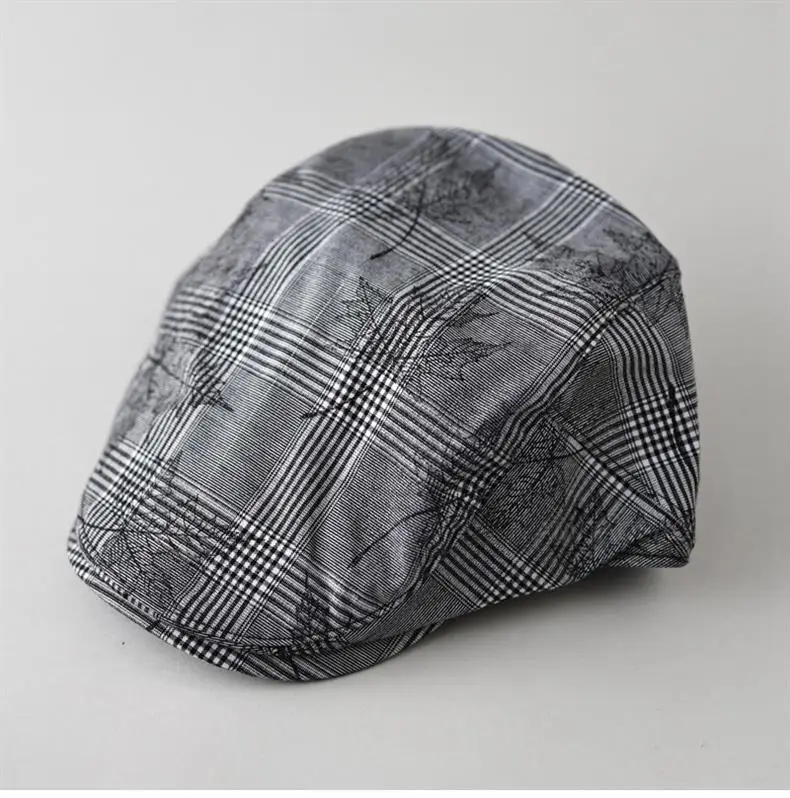 Men's Maple Leaf Plaid Progressive Cap Hat — feature 7