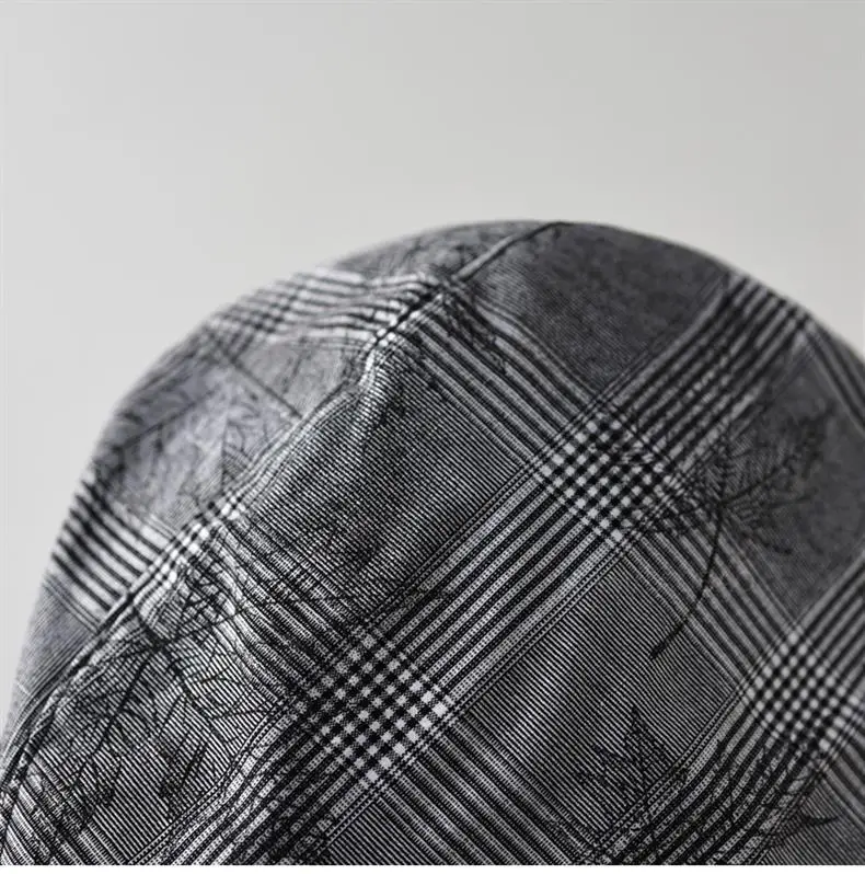 Men's Maple Leaf Plaid Progressive Cap Hat — feature 8