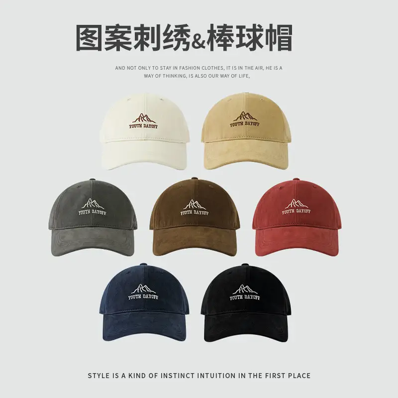 Navy Women Mountain Logo Baseball Cap - Image 4
