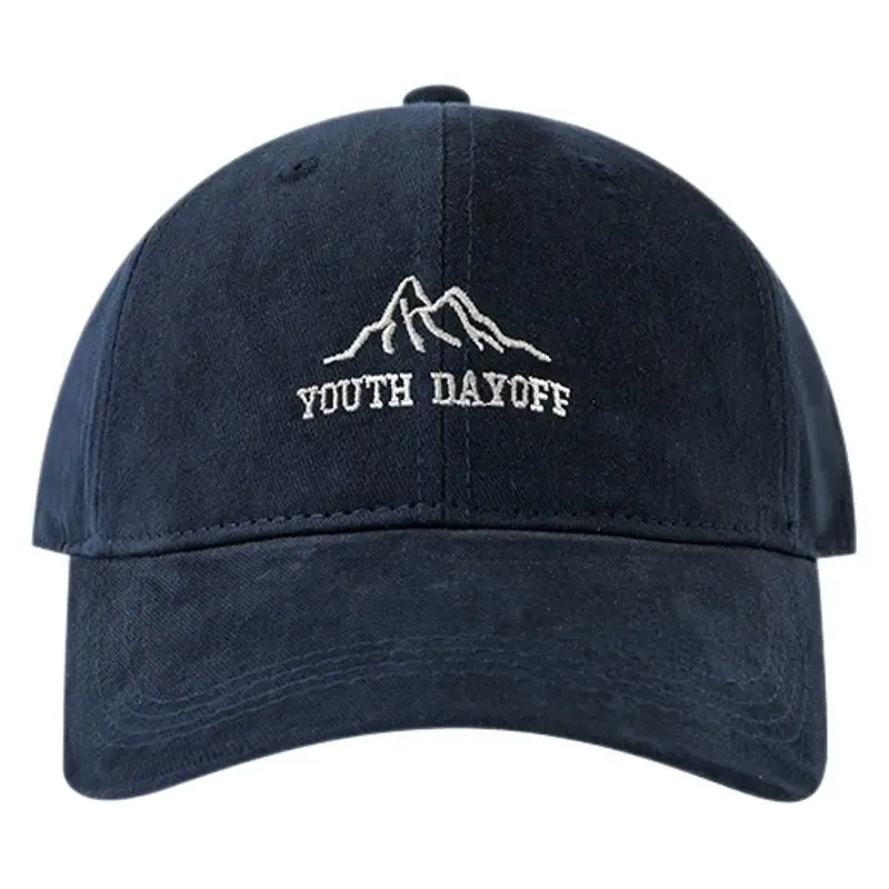 Navy Women Mountain Logo Baseball Cap - Image 7