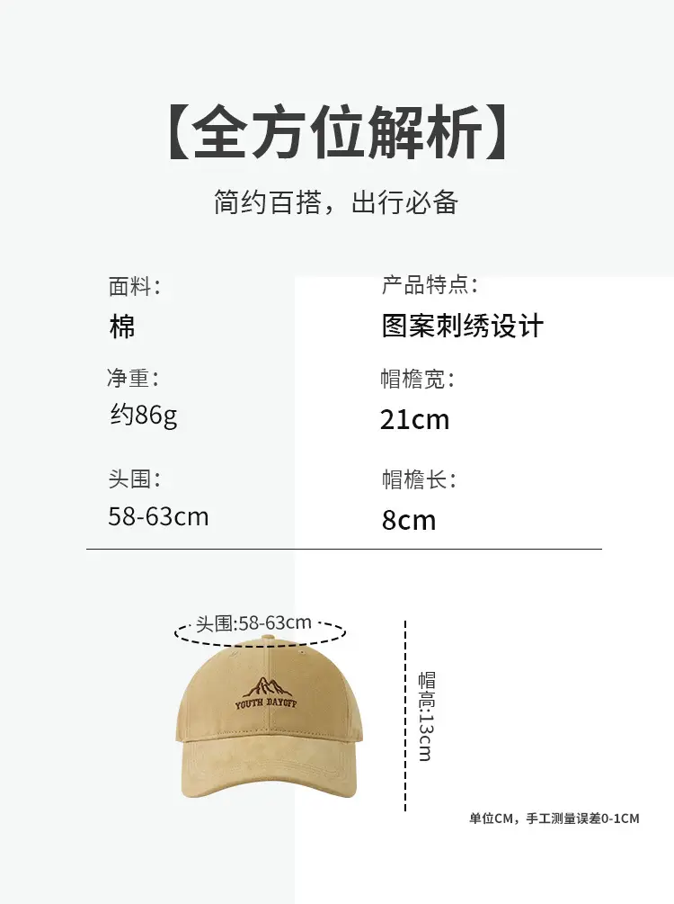 Navy Women Mountain Logo Baseball Cap — feature 5