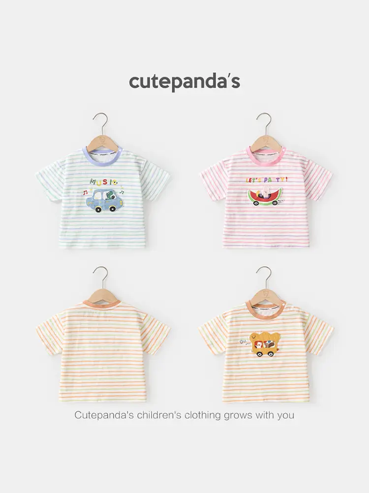 Kaka Panda Baby T-Shirt for Boys Summer Casual - Image 6