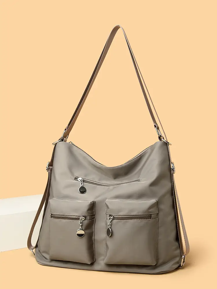 Cross-Brand Letter Print Tote Bag Women Shoulder Bag