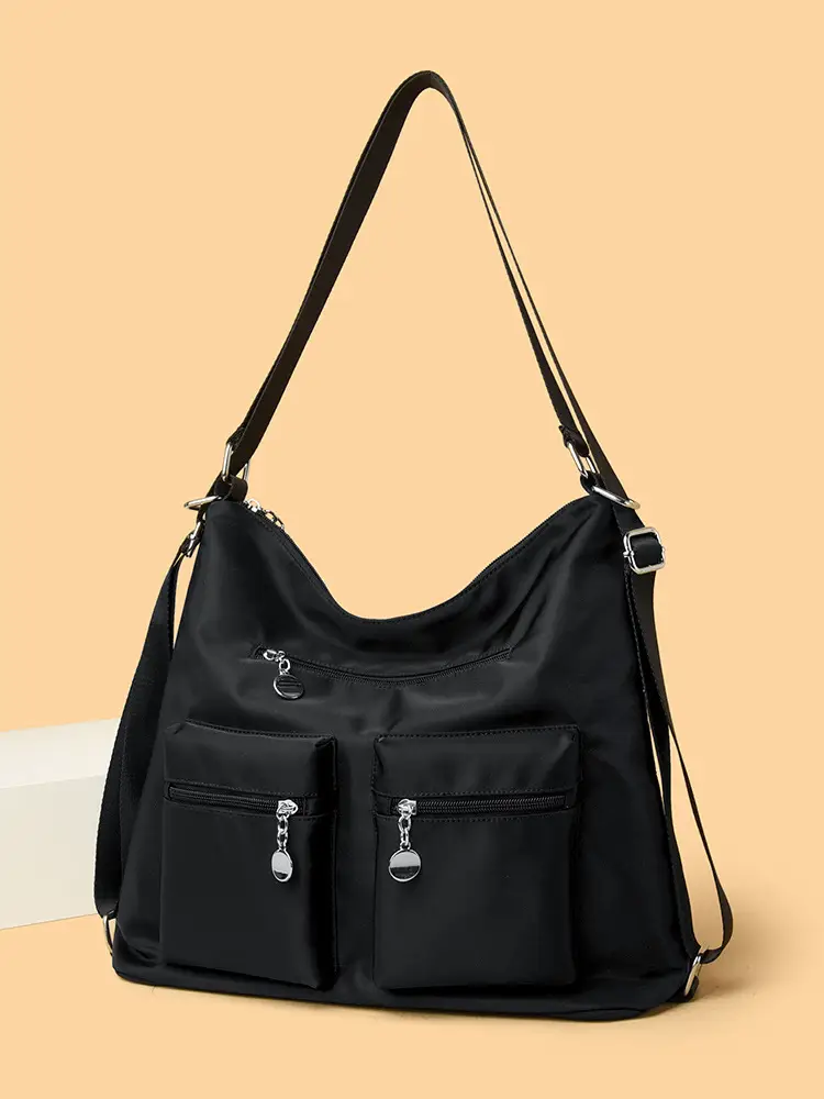 Cross-Brand Letter Print Tote Bag Women Shoulder Bag