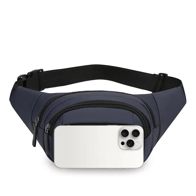 Men's Multi-Layer Waist Bag with 4 Attachments