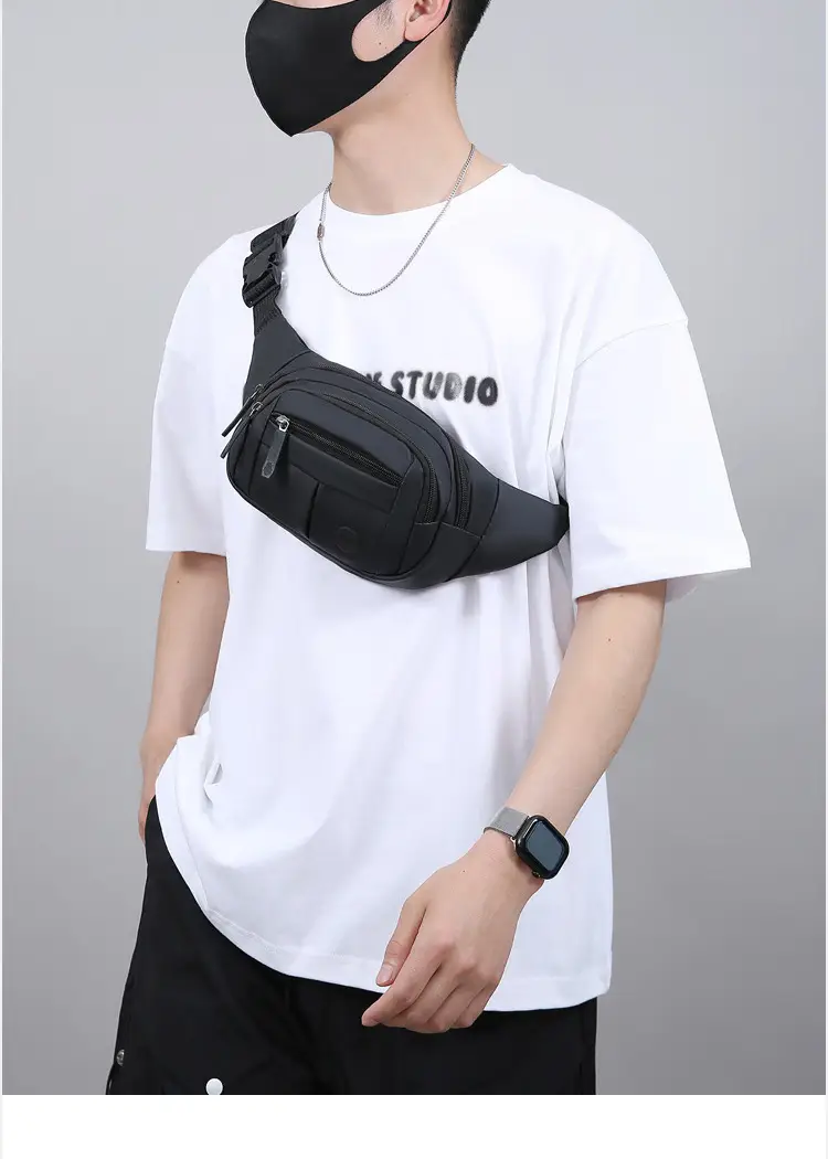 Men's Multi-Layer Waist Bag with 4 Attachments — feature 11