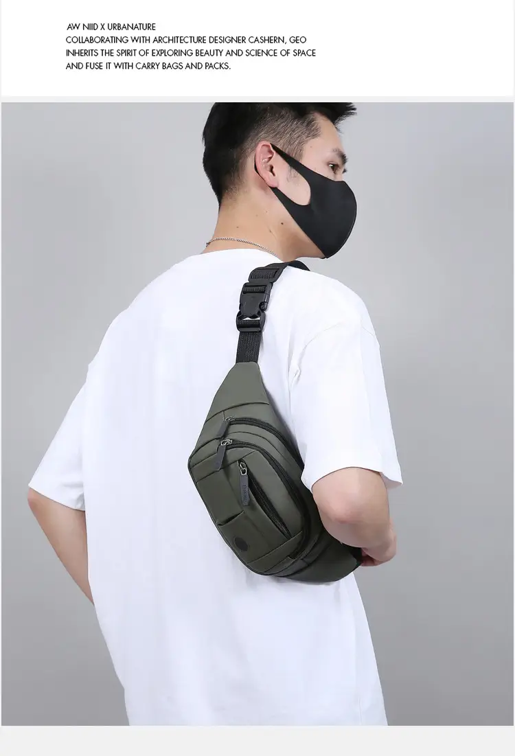 Men's Multi-Layer Waist Bag with 4 Attachments — feature 12