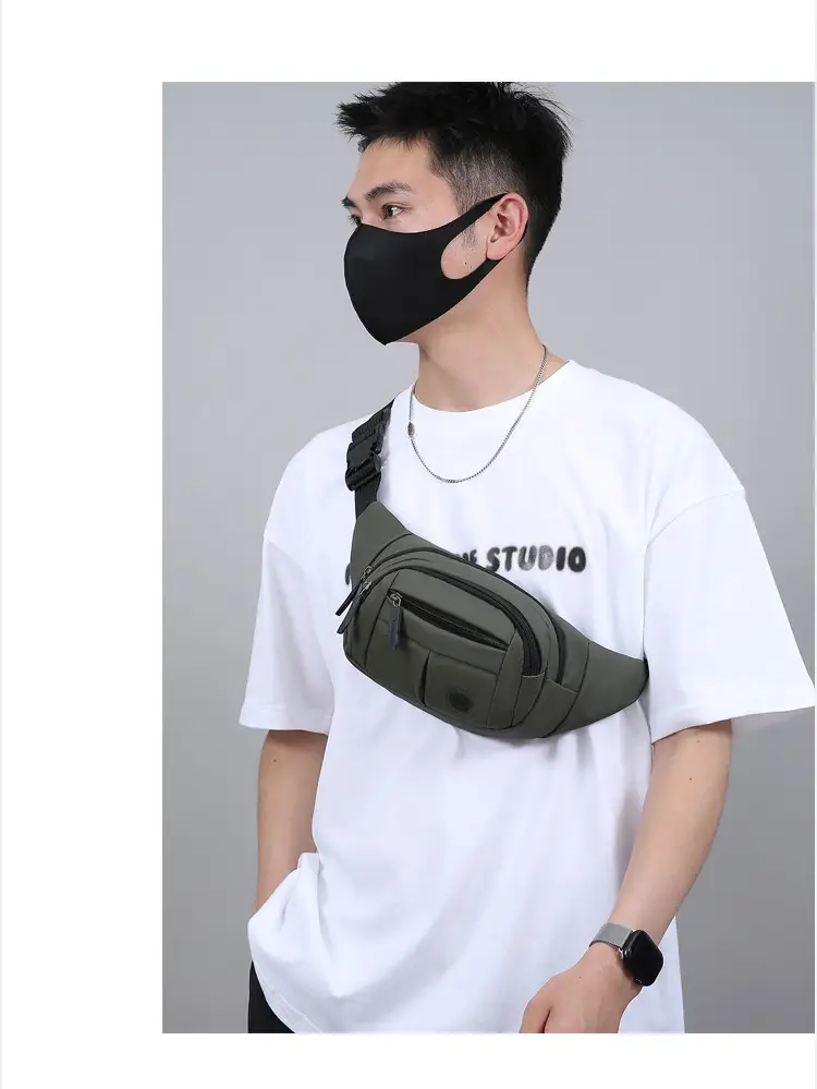 Men's Multi-Layer Waist Bag with 4 Attachments — feature 14