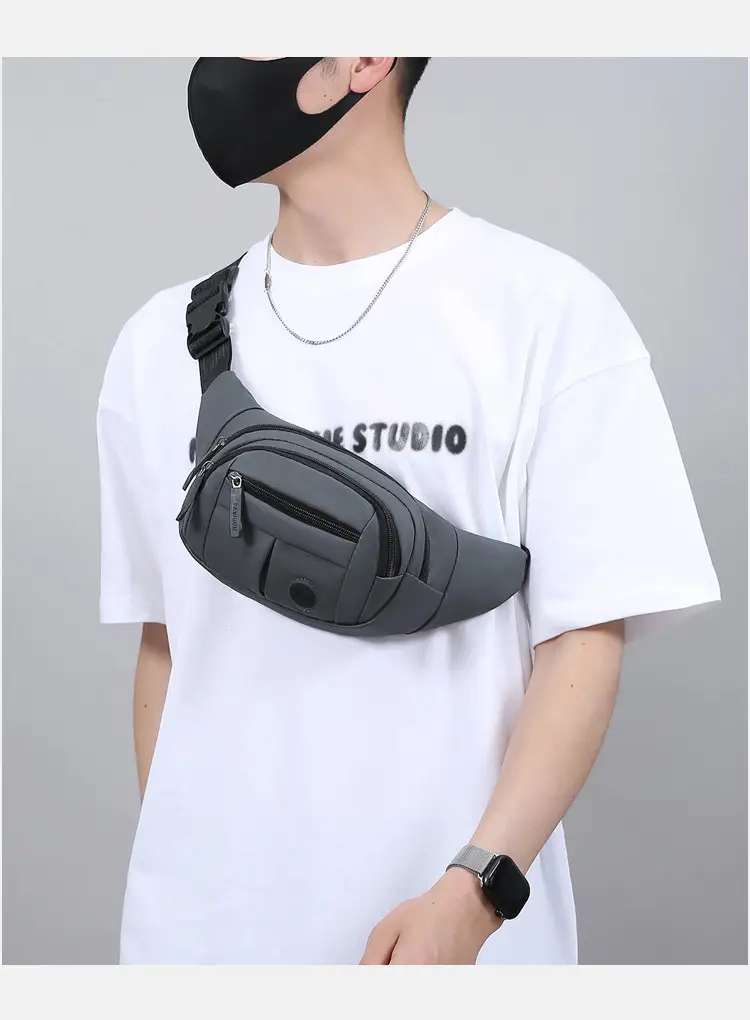 Men's Multi-Layer Waist Bag with 4 Attachments — feature 18