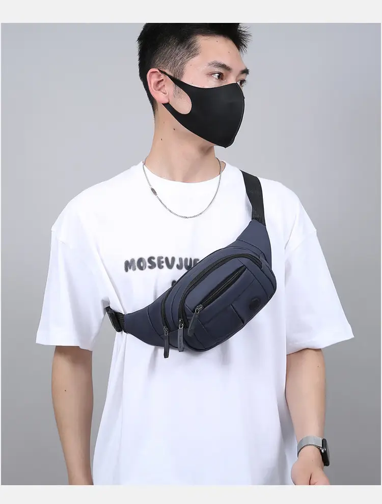 Men's Multi-Layer Waist Bag with 4 Attachments — feature 21