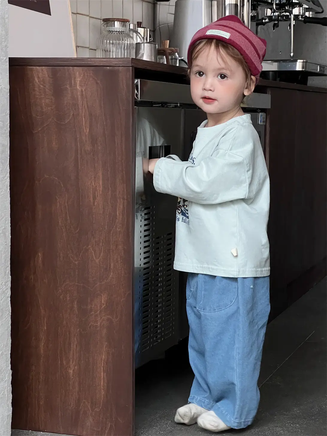 Kids Korean Style T-Shirt & Jeans Set Spring 2026