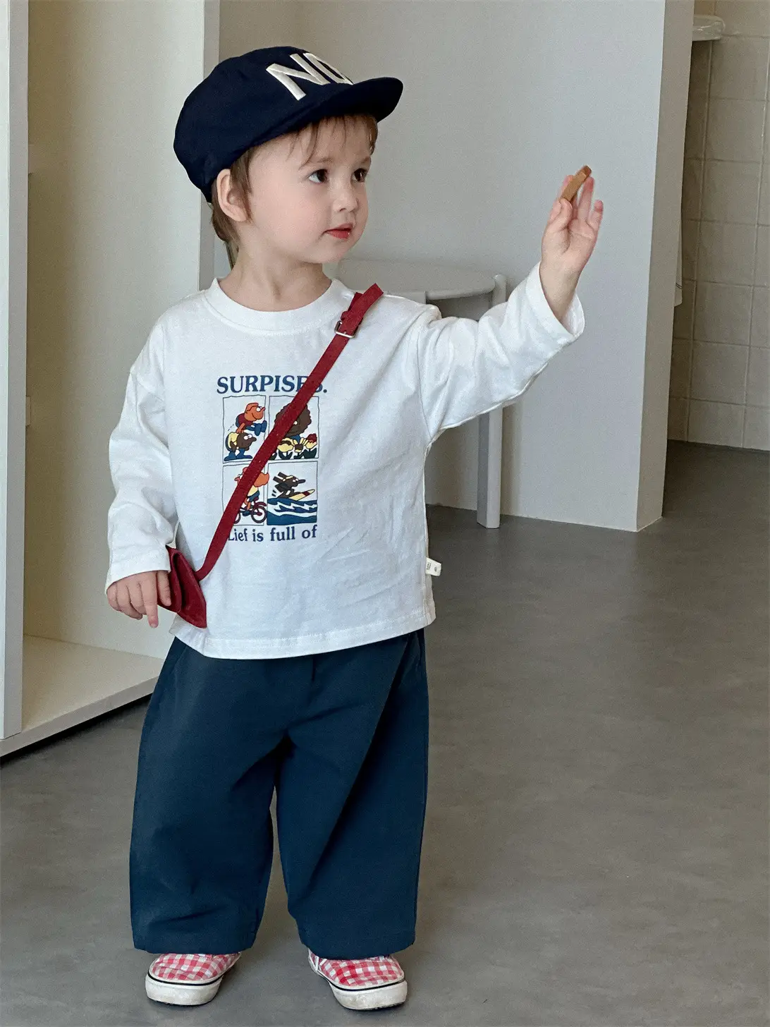 Kids Korean Style T-Shirt & Jeans Set Spring 2026