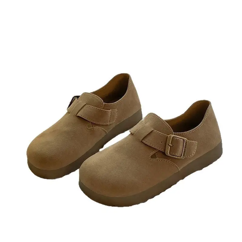2025 new autumn thick-soled all-inclusive Birkenneth shoes women's shoes all-match vintage Maillard slip-on Love shoes - Image 6