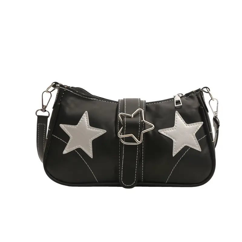 Star Print Korean Style Shoulder Bag Women 2024