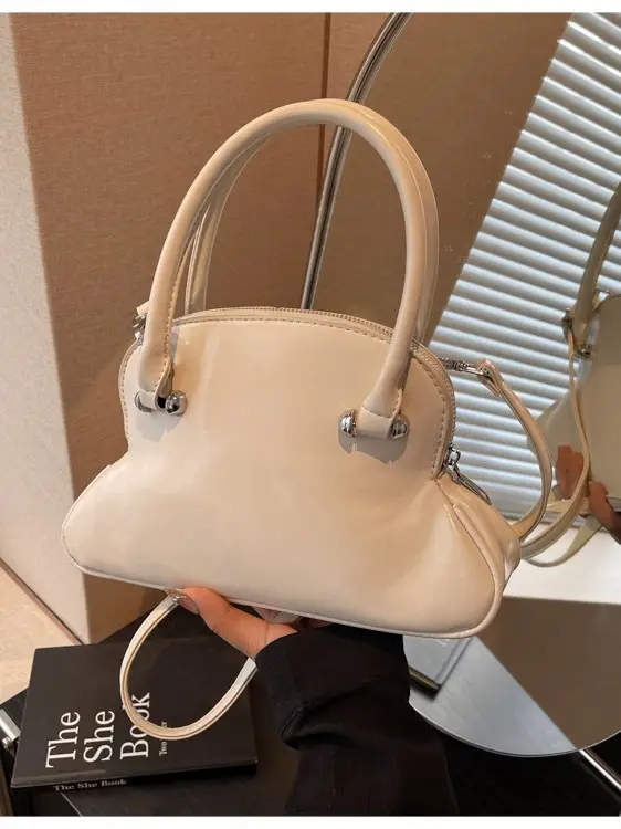 Black Shell Shoulder Crossbody Bag Women Spring Summer 2025 - Image 10