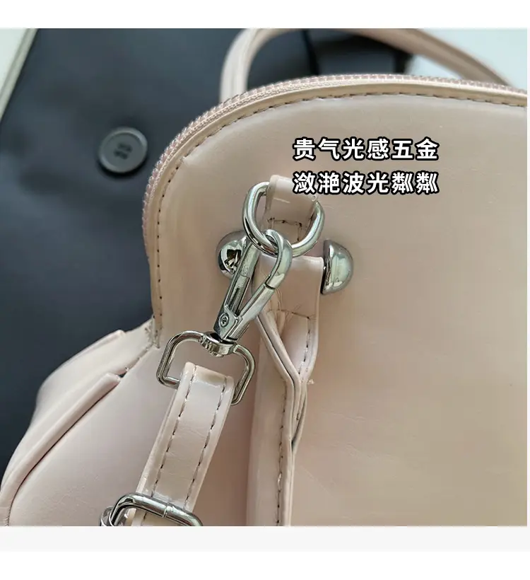 Black Shell Shoulder Crossbody Bag Women Spring Summer 2025 — feature 4