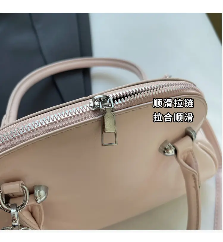 Black Shell Shoulder Crossbody Bag Women Spring Summer 2025 — feature 5