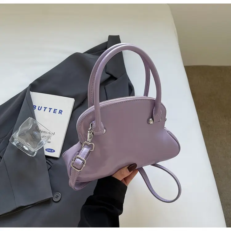 Black Shell Shoulder Crossbody Bag Women Spring Summer 2025 - Image 5
