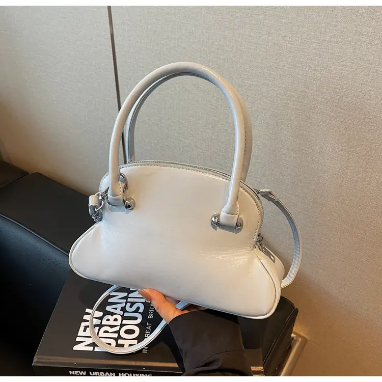 Black Shell Shoulder Crossbody Bag Women Spring Summer 2025 - Image 6