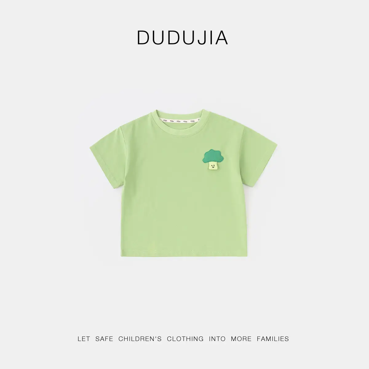 White Doodle Short Sleeve T-Shirt for Boys Girls Summer Wear - Image 3