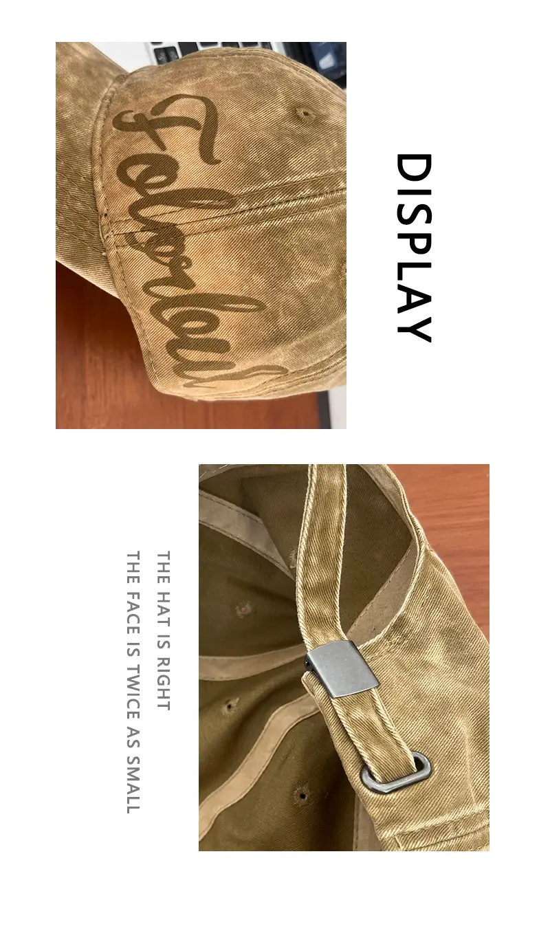 Women's Blue Graffiti Baseball Cap with Ripped Design — feature 10