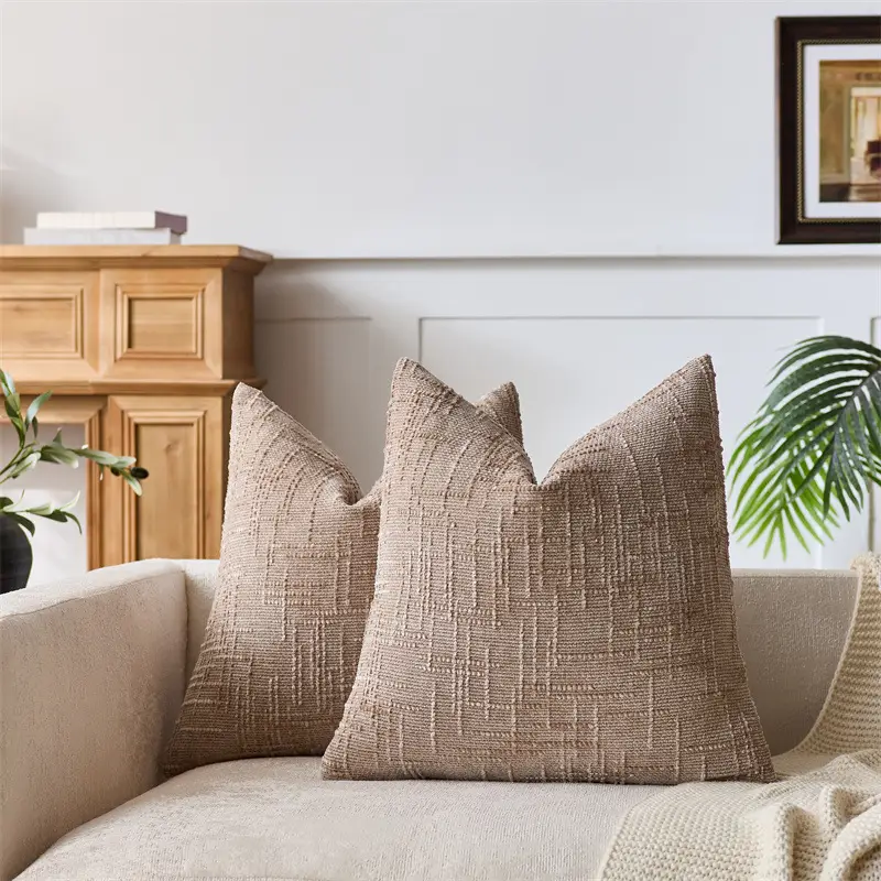 Cross-Border Bamboo Chenille Throw Pillow Covers for Living Room - Image 5