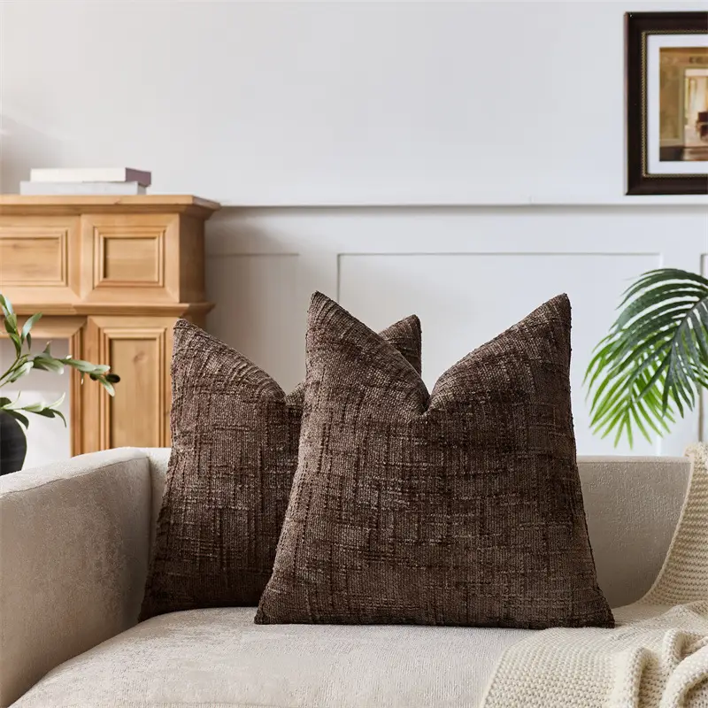 Cross-Border Bamboo Chenille Throw Pillow Covers for Living Room - Image 6