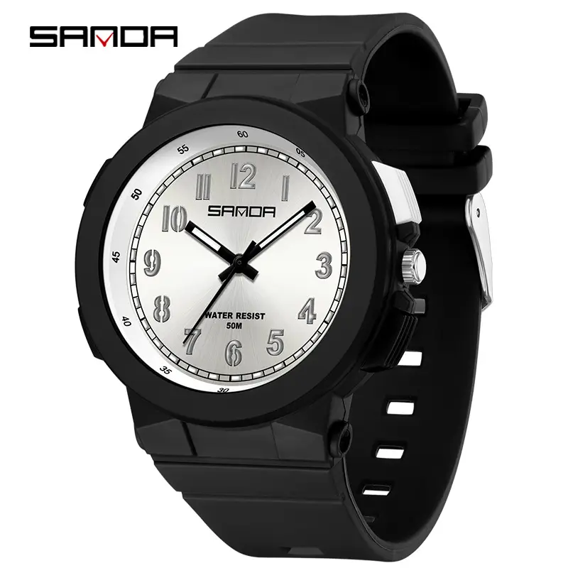 Sanda Pink Quartz Watch for Students - Image 4